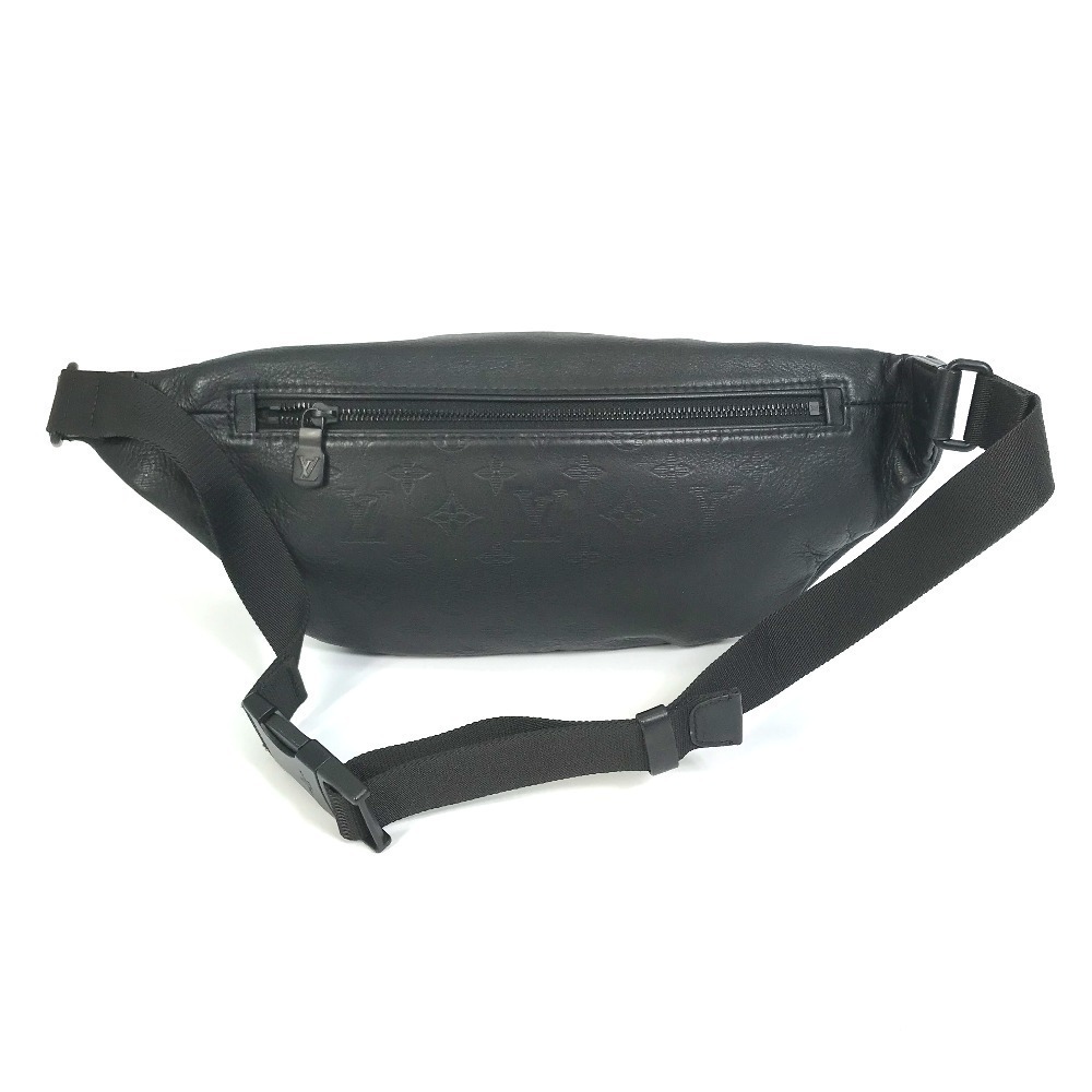 Louis Vuitton Monogram Shadow Bum Bag Waist Bag Black